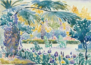 圣克莱尔画家花园，1908年（石墨上空）