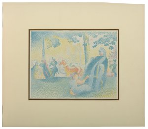 香榭丽舍大街（Les Champs Elysees），潘（Pan），1898年 作者 亨利·埃德蒙·克罗斯