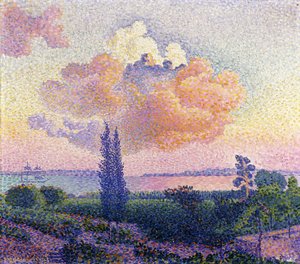 粉红云，约1896年 作者 亨利·埃德蒙·克罗斯
