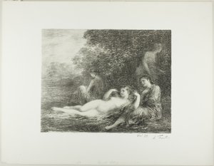 浴女》，第四大盘 作者 伊格纳斯·亨利·让·范坦·拉图尔