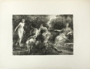 浴女，第三大盘 作者 伊格纳斯·亨利·让·范坦·拉图尔