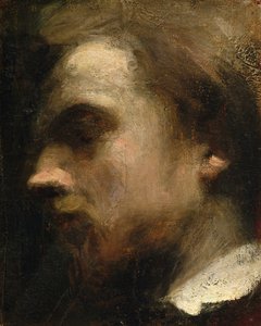 自画像，约。 1858年。