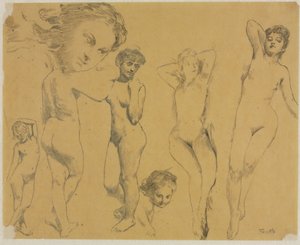 女性裸体研究 作者 伊格纳斯·亨利·让·范坦·拉图尔