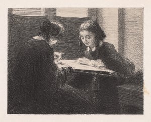 绣娘》(Les Brodeuses)、 作者 伊格纳斯·亨利·让·范坦·拉图尔