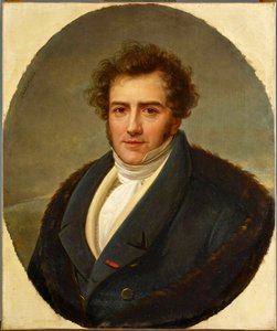 作曲家 Francois-Adrien Boieldieu (1775-1834) 的肖像，由 Riesener, Henri-Francoiss (1767-1828) 绘制。 布面油画。 巴黎爱乐乐团