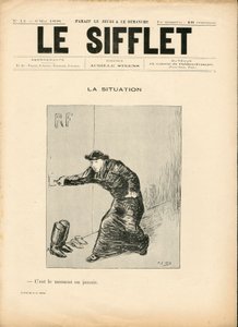 Le Whistle, number 14, Satirique en N & B