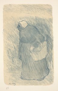 带篮子的农民，或带灯的农民 作者 亨利·加布里埃尔·伊贝尔斯