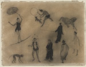 1896年的马戏团。
