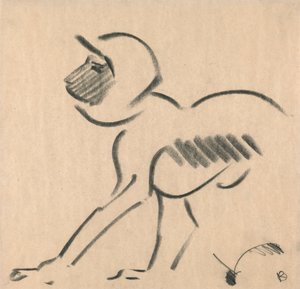 蹲猴 作者 亨利·高第·布热斯卡