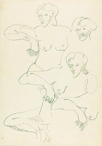 女性形象的五项研究 作者 亨利·高第·布热斯卡