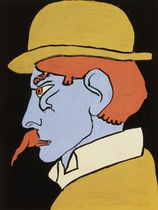 留着小胡子的男人，简介，约1911年12月 作者 亨利·高第·布热斯卡