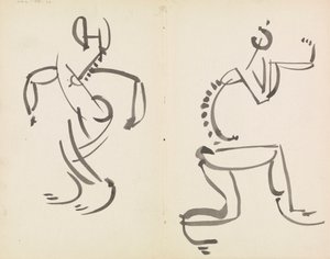 Two Figure Studies 作者 亨利·高第·布热斯卡