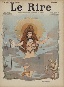 Le Rire》插图（彩色石版印刷） 作者 亨利·热尔博