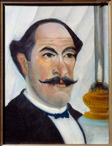 Henri Rousseau dit Le Douanier Rousseau的油画自画像 作者 亨利·J·F·卢梭
