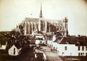 亚眠大教堂，约1851-52年（卡洛特式）。
