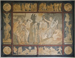 大理石荷马，1863-65年 作者 亨利·约瑟夫·弗朗索瓦·德·特里奎蒂