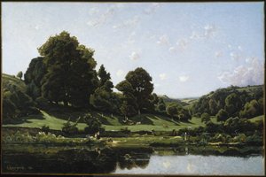 在Bourbonnais的草甸，早晨（Bourbonnais的草甸，早晨效应），1876年