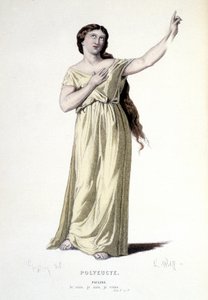 1884年“Polyeucte”中Pauline的服装设计