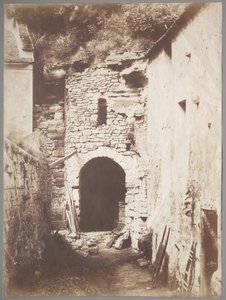 在Troglodyte农场后面，约1853年。