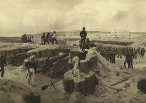 1854年Bomarsund战役（凹版印刷）