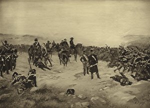 英格曼之战，1854年（凹版印刷）