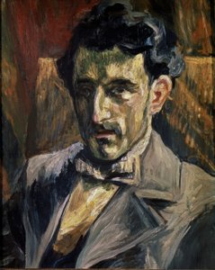 莫里斯-拉威尔的画像 作者 Henri Manguin