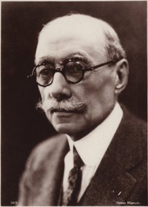 安德烈-梅萨格肖像（黑白照片） 作者 亨利·曼努埃尔（Henri Manuel）