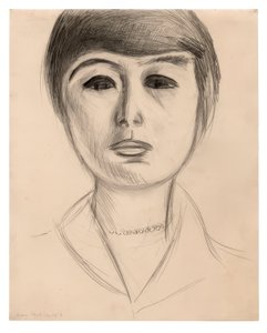 年轻女子肖像》（艾尔莎-格拉塞） 作者 亨利·马蒂斯