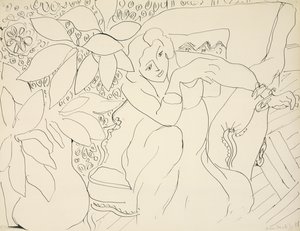 坐着的女人 作者 亨利·马蒂斯