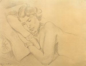 沉睡的女人 作者 亨利·马蒂斯