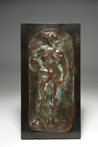 站立的裸体，构思于 1908 年，铸造于 1952 年（青铜，带棕色铜锈） 作者 亨利·马蒂斯