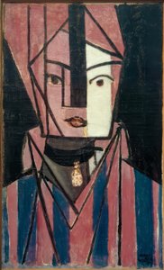 白色和粉红色的头（玛格丽特-马蒂斯） 作者 亨利·马蒂斯