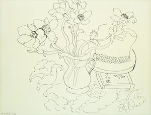海葵花瓶 作者 亨利·马蒂斯