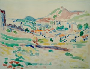 科利乌尔（村庄）景观 作者 亨利·马蒂斯
