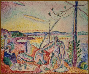 LUXE CALME ET VOLUPTE 1904（布面油画） 作者 亨利·马蒂斯