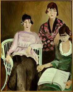 三姐妹 1917（布面油画）