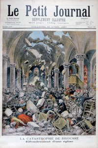 教堂倒塌，法国布鲁斯，1897年 作者 亨利·迈耶（Henri Meyer）