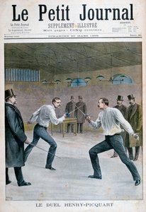 亨利·皮夸特对决，1898年 作者 亨利·迈耶（Henri Meyer）