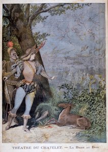 La Biche au Bois，巴黎夏特莱剧院，1896年 作者 亨利·迈耶（Henri Meyer）