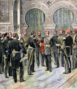 1892年，荣誉军团大警戒线归还给埃及新赫迪夫 作者 亨利·迈耶（Henri Meyer）