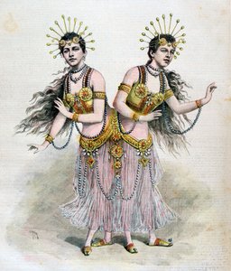 Rosa和Josepha Blazek，波希米亚的暹罗双胞胎，1891年