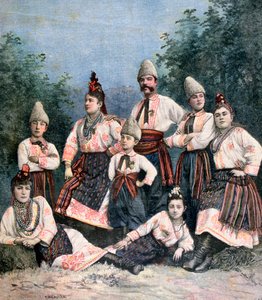 俄国歌手，1891年 作者 亨利·迈耶（Henri Meyer）