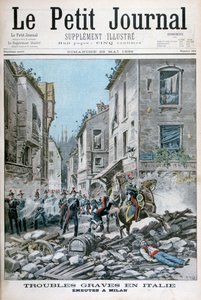 1898年，意大利米兰发生严重骚乱和骚乱 作者 亨利·迈耶（Henri Meyer）