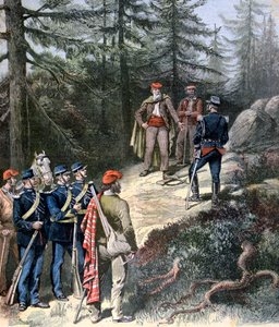 科西嘉强盗，雅克·贝拉斯科西亚，1892年向警方投降 作者 亨利·迈耶（Henri Meyer）