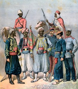 法国殖民军，1891年。 作者 亨利·迈耶（Henri Meyer）
