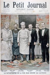 1897年巴黎让·古洪街（Rue Jean-Goujon）遇难 作者 亨利·迈耶（Henri Meyer）