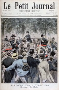 埃米尔·佐拉（ÉmileZola）从凡尔赛宫的堕落，1898年 作者 亨利·迈耶（Henri Meyer）