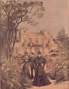 沙皇玛丽亚-费奥多罗夫娜（1847-1928）在图尔比酒店