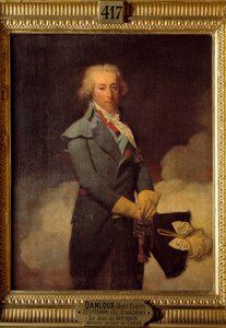 路易·亨利·约瑟夫·德·波旁 (Louis Henri Joseph de Bourbon，1756 - 1830 年) 第九位也是最后一位孔德王子的肖像。 亨利·皮埃尔·丹卢 (Henri Pierre Danloux) 的画作 (1753 - 1809)