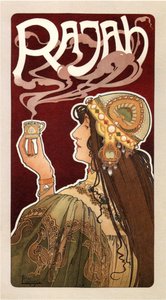 拉贾咖啡海报，1899年
